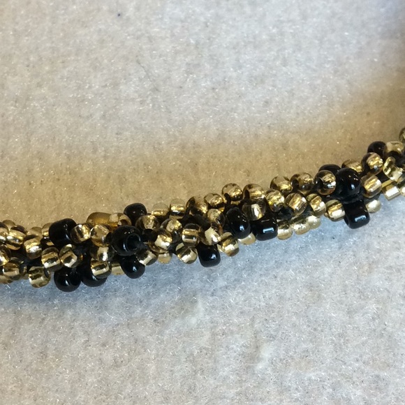 FINAL SALE PRICE CL Designs Black & Gold Twist Bracelet - Picture 2 of 3